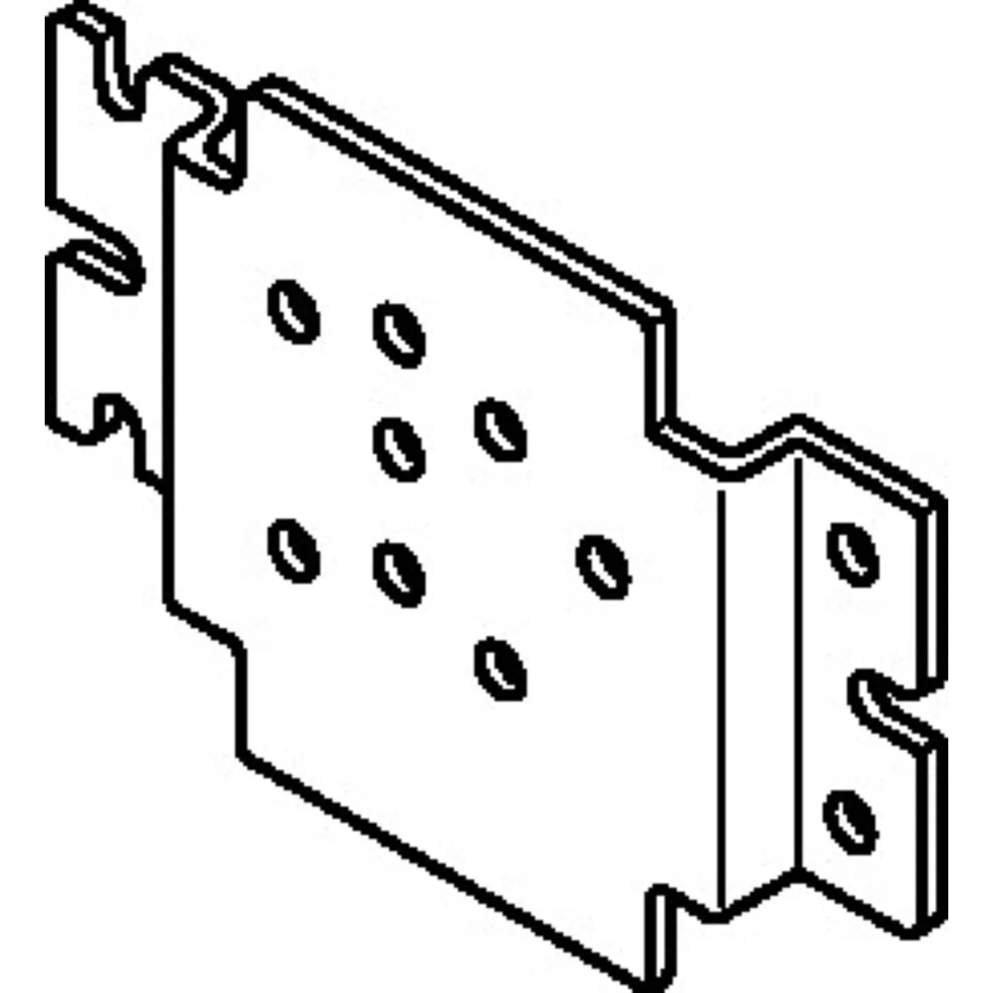 Wall mounting plate for KR/KPI
